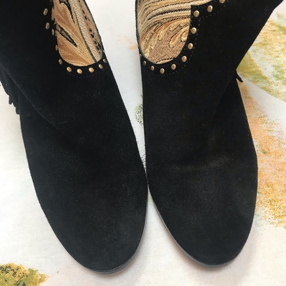 Suede fringe bootie - Picture 3 of 6